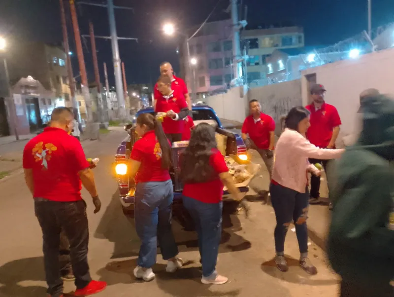 Alimentos a población habitante de calle