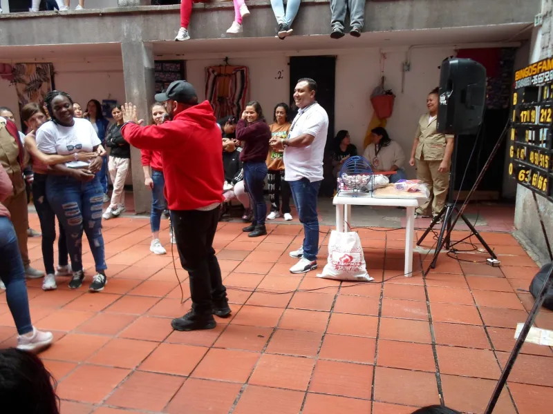 Bingo recreativo de alimentación