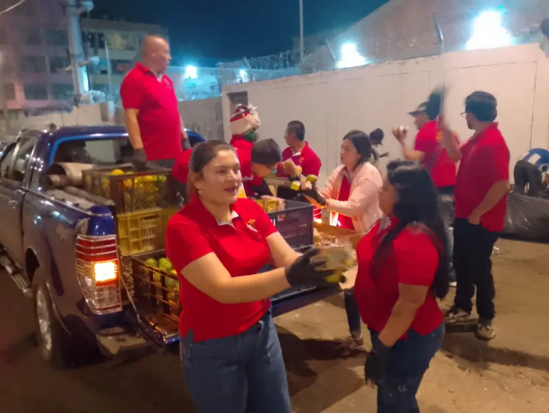 Alimentos a población habitante de calle