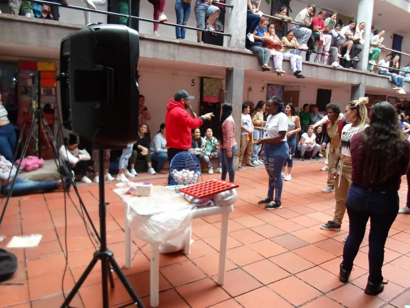 Bingo recreativo de alimentación